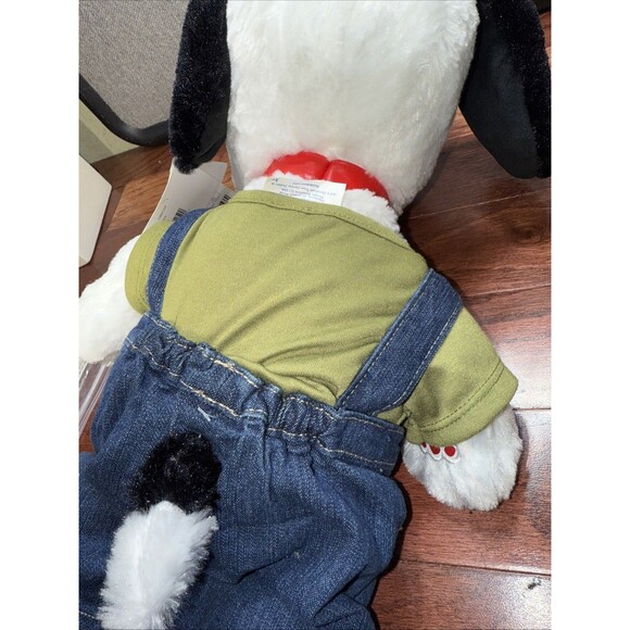 NWT Build A Bear Snoopy Peanuts Stuffed Animal Plush With Outfit And Collar - Picture 7 of 8